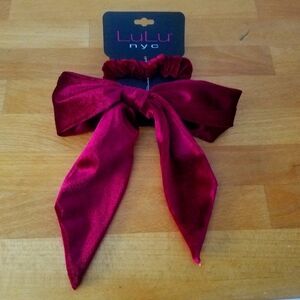 Forever 21 Velvet bow/scrunchy set
